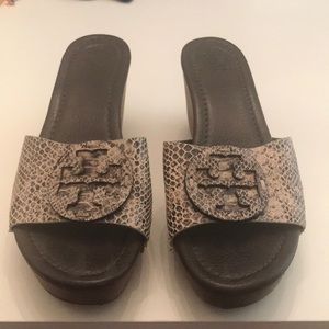 Tory Burch slide on shoes